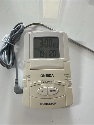 ONEIDA Digital Thermometer & Timer Commercial Quality Stainless Probe