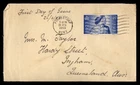 Mayfairstamps England FDC 1948 Folkestone to Ingham Australia First Day Cover aa
