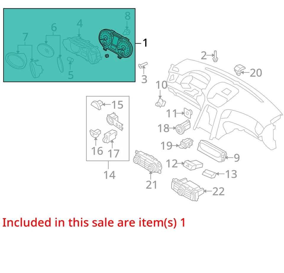 CLUSTER VELOCÍMETRO HYUNDAI GENESIS 2009 09 2010 10 940012M150 1304146 Foto 3 de 4