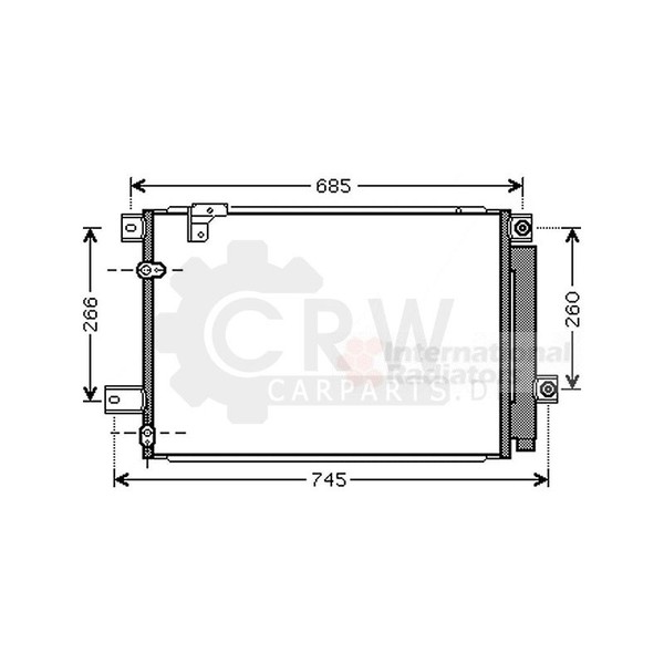 Kondensator Klimaanlage FüR Toyota Corolla Verso 2.2 D-4D Avensis-image