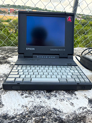 Epson ActionNote 4SLC2-50 486SLC 50MHz  12in 3328KB HDD Floppy 1991 AC