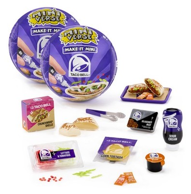 MGA's Miniverse Make It Mini Taco Bell Series 1 (2 Pack), Multicolor 