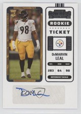 2022 Panini Contenders Rookie Ticket DeMarvin Leal #189 Auto 19n6