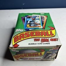 1990 Topps Baseball Box, 36 Sealed Packs. Frank Thomas, Ken Griffey Jr & MORE