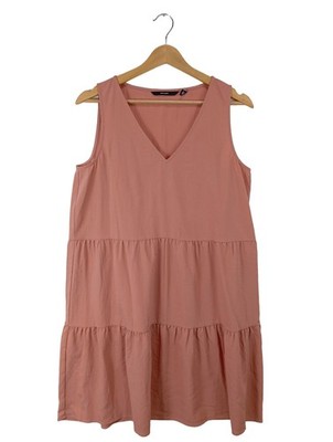 VERO MODA Sommerkleid Damen Kleid Gr. DE 36 nude Casual-Look
