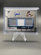 Curtis Mead 2024 Topps Museum Collection Signature Swatches Triple Relic /99