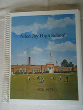 Rare Vtg. Allen Jay High School 1928-1979 High Point Guilford County NC History