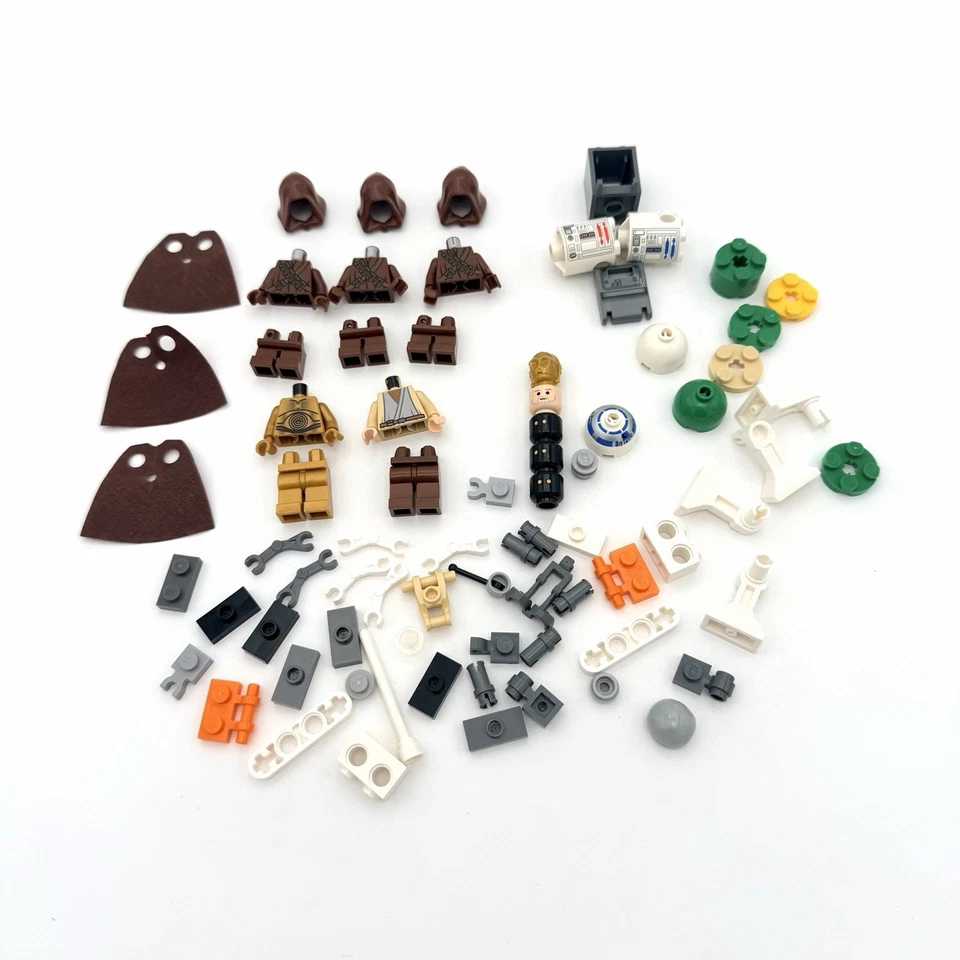 Lego Star Wars 10144 Sandcrawler Jawa’s Gonk Asp R5D4 R1G4 Droids Lars Complete - Image 2 of 4