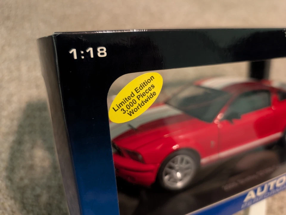 AutoArt 2005 Shelby GT500 Concept 1:18 scale, 1 Of 3000 Special Edition Ford Red - Image 4 of 4