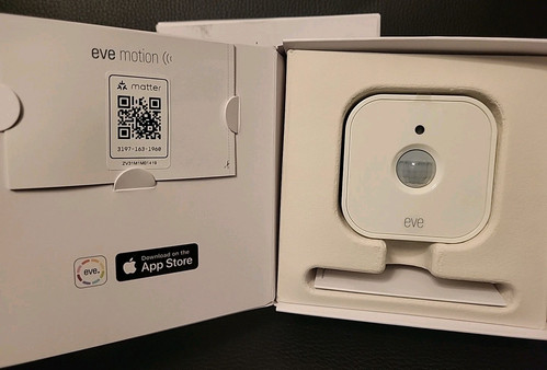 Eve Motion (matter) - Smart Wireless Motion Sensor With Light, IPX3 Water NewOBx - Picture 6 of 11