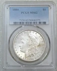 1884 P Morgan Silver Dollar PCGS MS62 Frosty PQ Just Graded New Holder #A174P