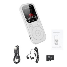 Bluetooth 5.4 Music Player 32GB 1.8" IPS Display 128GB Expandable FM Radio
