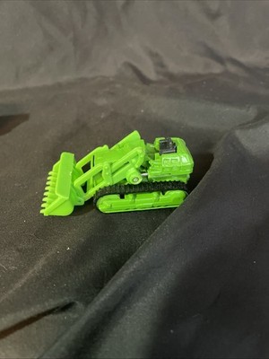 Vintage Yatming Green Construction Bulldozer HO Diecast/Plastic RARE MINT