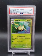 2025 Leafeon SVP170 Black Star Promo Prismatic Tech Sticker PSA 9 Pokemon TCG