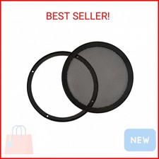 Goldwood Snap On 8" Subwoofer Grille Steel Mesh Speaker Black SGM8 