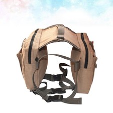 Large Dog Travel Backpack for Hiking Camping Adjustable Saddlebag for Pets