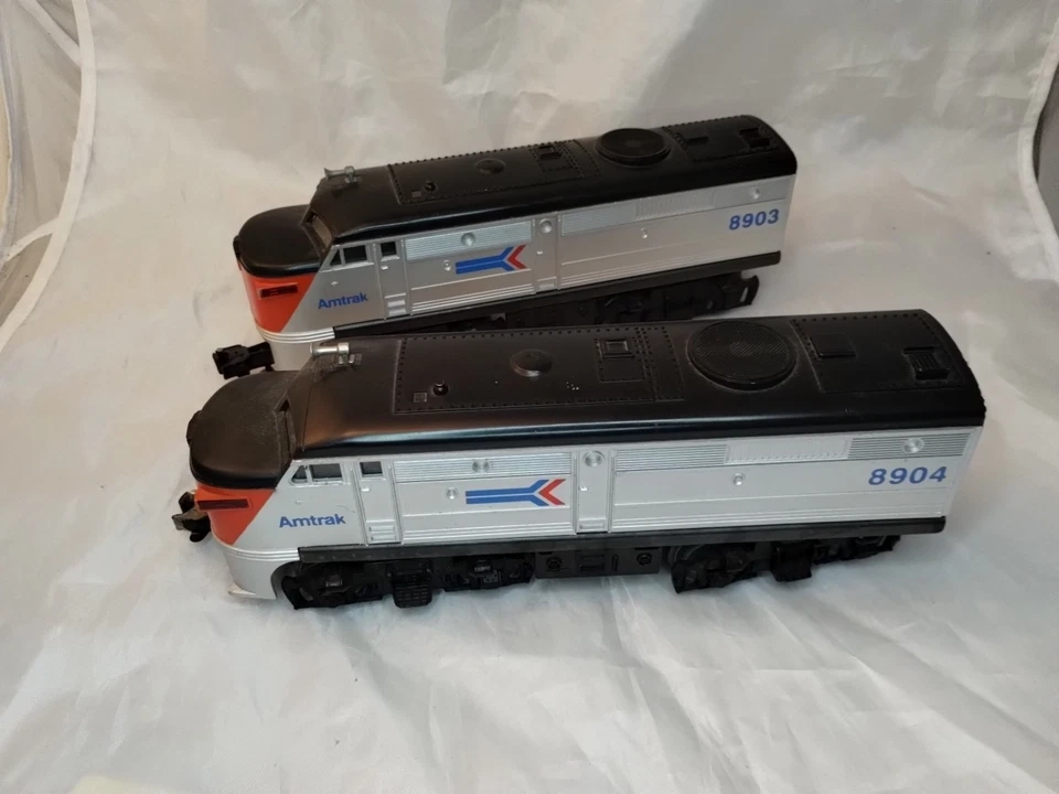Lionel Amtrak # 8903 & 8904 Alcos Diesel & Dummy Locomotives Nice!! - Image 3 of 4