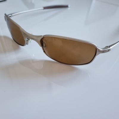 Oakley Square Wire 2.0 bronze with brown iridium lenses vintage sunglasses '90s