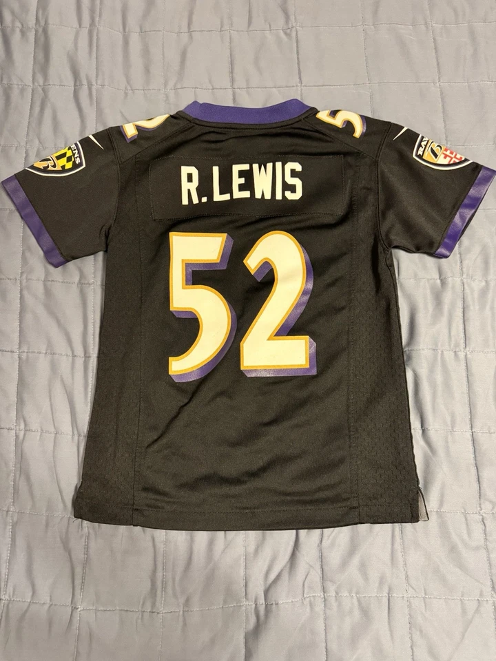Camiseta deportiva de Ray Lewis Baltimore Ravens jugadores de la NFL Nike On Field juvenil talla S (8) Foto 2 de 3