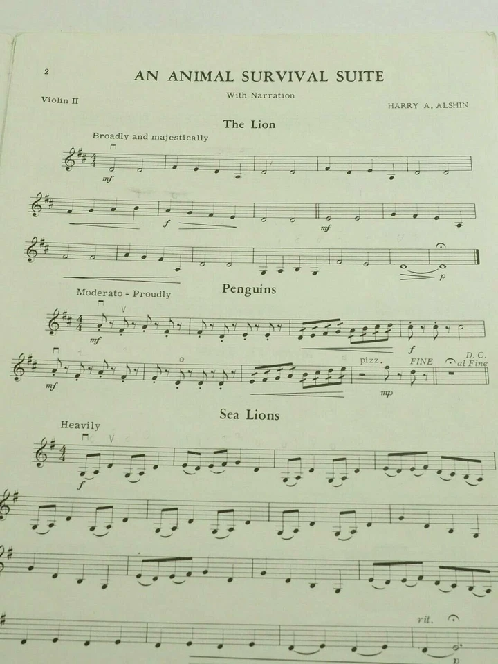 The Sound of Strings String Orchestra Violin II 13824 by Harry A. Alshin 1974 - Image 3 of 4