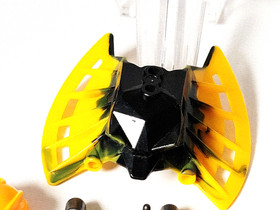 Lego Bionicle Yellow Head Face Masks Lot Assorted Orange Replacement Parts