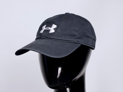 Unisex UNDER ARMOUR Black Front Embroidered Logo Casual Basseball Cap One Size 