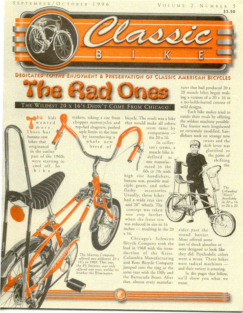 Antique Bicycle Newsletter Volume 2 Number 5