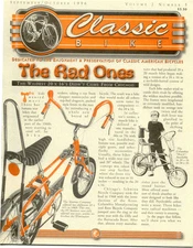 CLASSIC BIKE NEWS Muscle Bikes antique bicycle newsletter Volume 2 Number 5