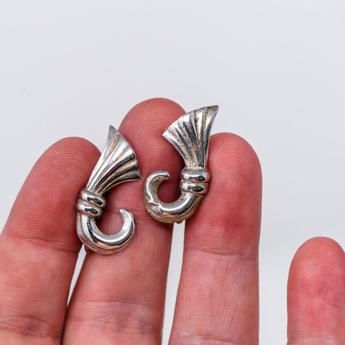 Sterling Silver Screw Back Earrings