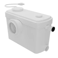 Anzzi TL-AZ600MP NESSO Grinder Pump for Rear Outlet Toilets - White