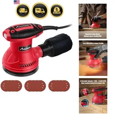 Orbital Sander 3.0 Amp Electric Random Orbit Sander for Woodworking 5 Inch