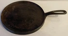 Vintage Cast iron skillet griddle pan #7B maker? erie? U.S.A.? RESTORATION!