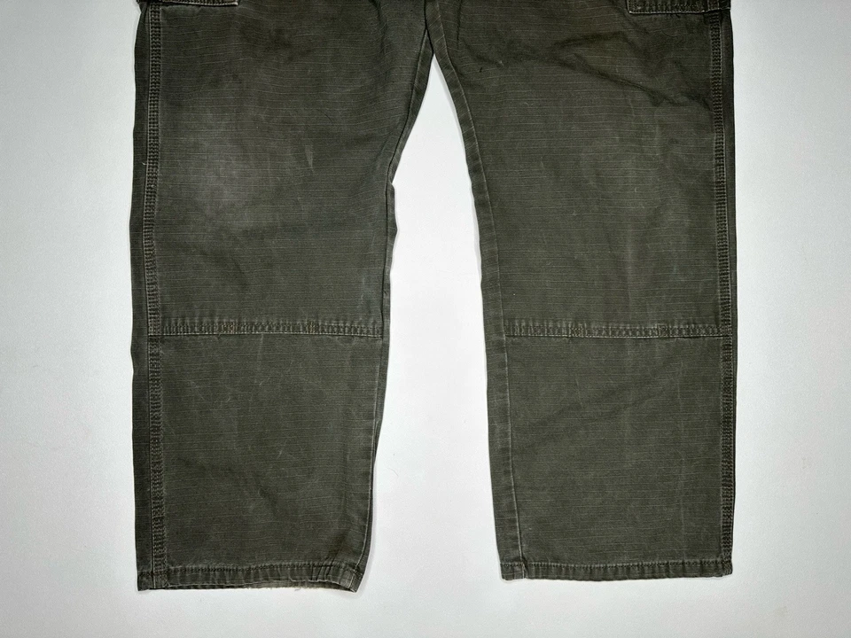 Wrangler Riggs Workwear Ripstop Relaxed Double Knee Pants Loren Green 40 x 32 - Image 2 of 4