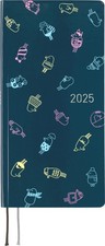 Hobonichi 2025 Weeks Planner Slim Vertical Hardcover April Start Toridori Desig
