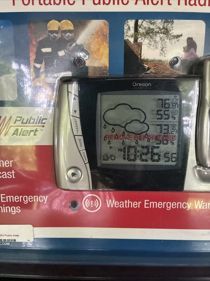 Oregon Scientific Weather Station Emergency Alert Weather Station Portable NEW - Image 4 of 4