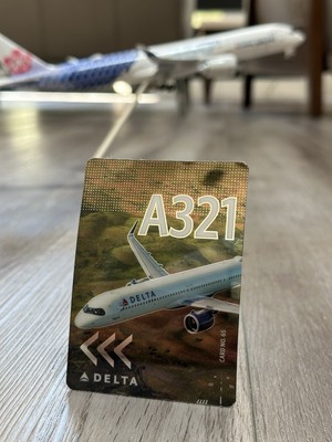 RARE NEW #65 A321 NEO DELTA AIR LINES PILOT TRADING CARD | eBay