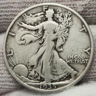 1935 P Walking Liberty Half Dollar, Great Album Filler! 90% Silver Coin WL-35p