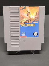 Spelunker (5 Screw) -Nintendo NES 1987- Game & Manual- Tested and Cleaned
