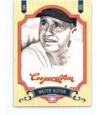 2012 Panini Cooperstown Walter Alston #112