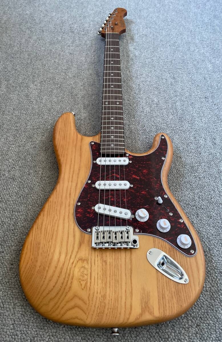 Electric Guitar Harley Benton ST-90SA Swamp Ash Natural | eBay