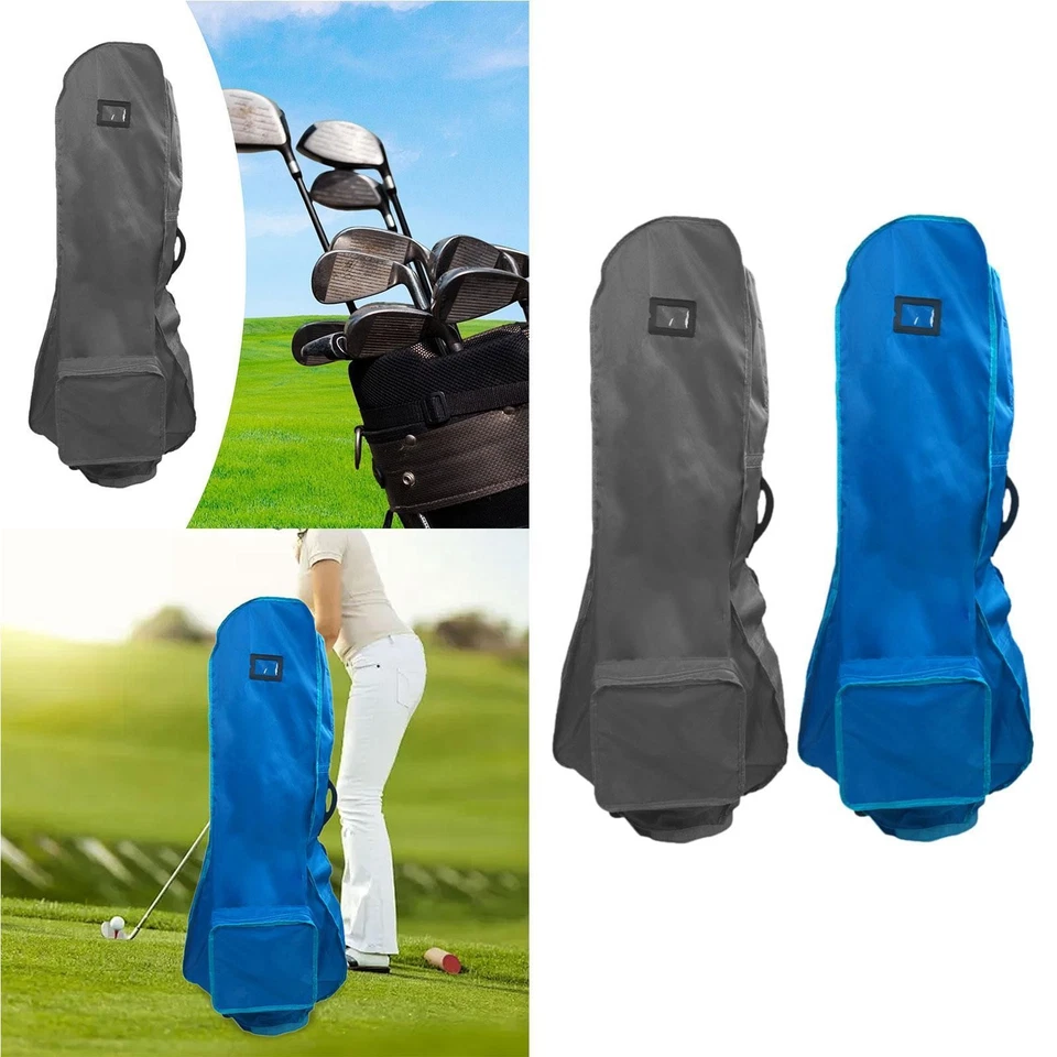Golf Bag Rain Cover Foldable Rain Coat for Driving Range Travel Golf Clubs - image 2 of 2