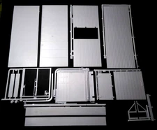 Delivery Box Truck Ford C-600 1/25 AMT COE City Body By Trailmobile Todco Door