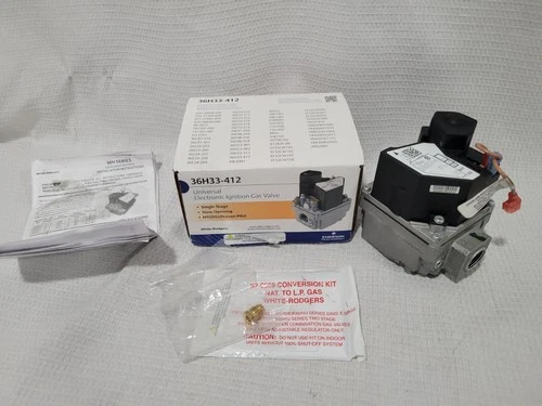 Gas valve electronic ignition white rodgers 3/4 inch 24v 36h33 412