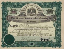 New Orleans Furniture Manufacturing 1920 Louisiana Memphis Little Rock Guthrie +