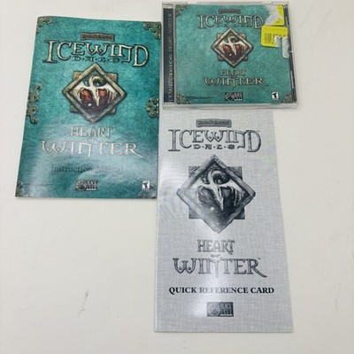 Forgotten Realms: Icewind Dale: Heart of Winter Quick Reference Card (PC, 2001)