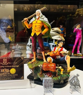 Silvers Rayleigh Luffy Resin JIMEI PALACE Studio One Piece Statue 34cm
