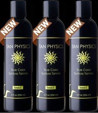 3 Pack Tan Physics True Color Sunless Self Tanner Tanning Lotion.Fast Shipping