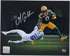 Matthew Golden Green Bay Packers Signed "8 x 10" Stiff Arm Spotlight Photograph