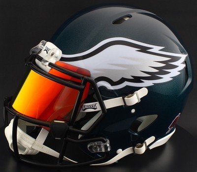 PHILADELPHIA EAGLES NFL Riddell Speed Full Size AUTHENTIC Football Helmet