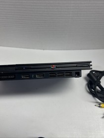 OEM Sony PS2 PlayStation 2 Slim BLACK Console Bundle SCPH-70012 System Tested